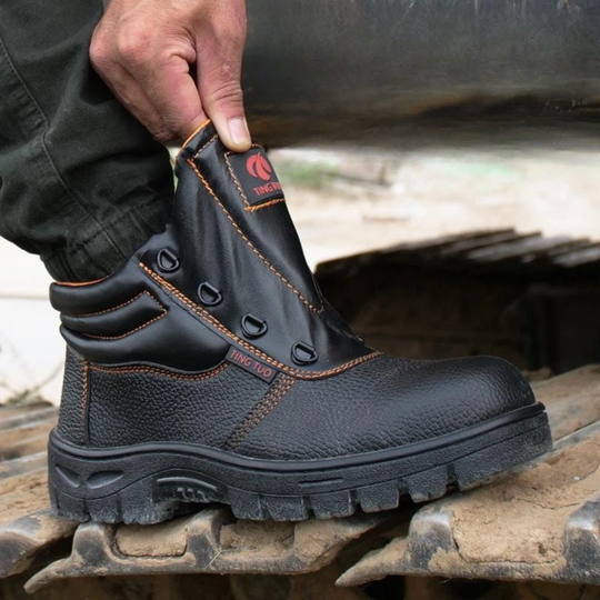 Mannen Werklaarzen Veiligheid Sneakers Waterdicht