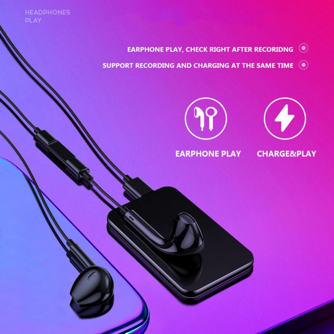 Mini Spraakrecorder Draagbaar Met 64 GB Geheugen Voor Opnames 3