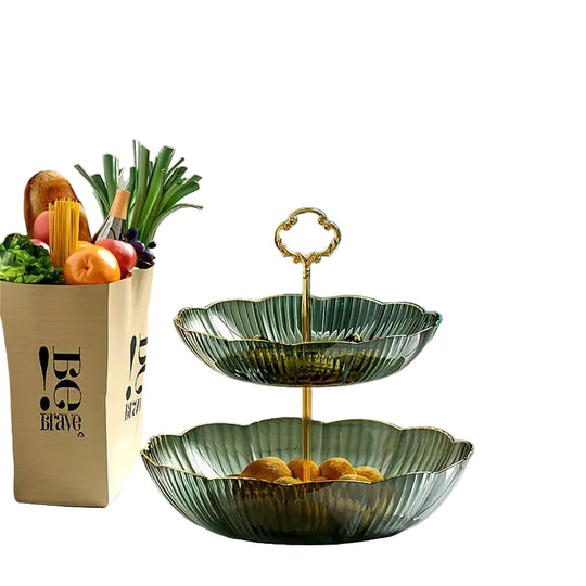 Moderne 3-laags Fruit- en Groente Organizer voor Keuken 0