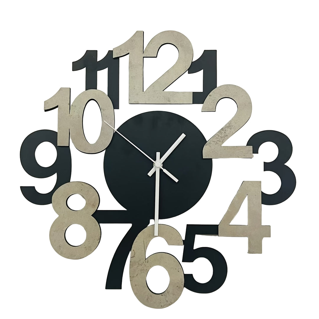 Moderne Digitale Wandklok Asymmetrisch Ontwerp voor Elke Ruimte 0