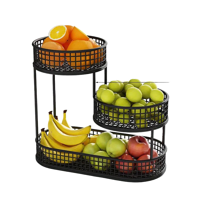 Moderne Fruitmand Meerdere Etages voor Keuken en Eettafel 0