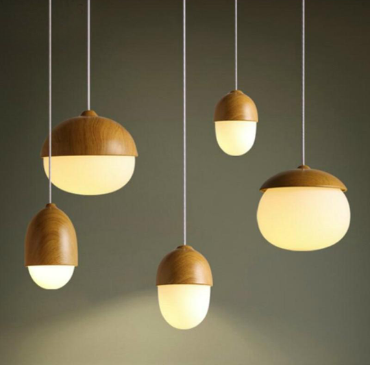 Moderne Hanglamp met Natuurlijke Accenten 1