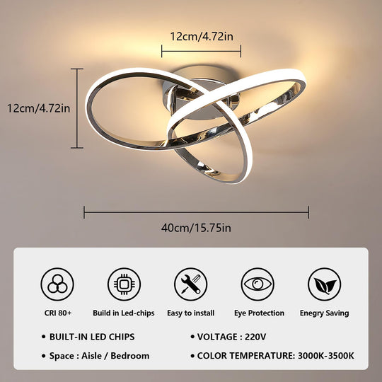 Moderne LED Plafondlamp Bloemontwerp 3