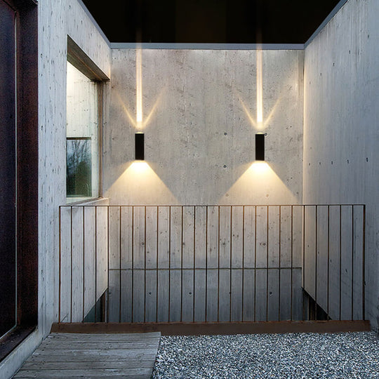 Moderne Rechthoekige LED Buiten Wandlamp 6