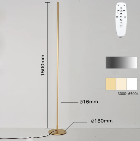 Moderne Vloerlamp Minimalistisch Design voor Woonkamer en Kantoor 6