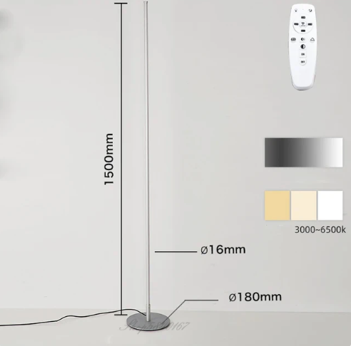 Moderne Vloerlamp Minimalistisch Design voor Woonkamer en Kantoor 8