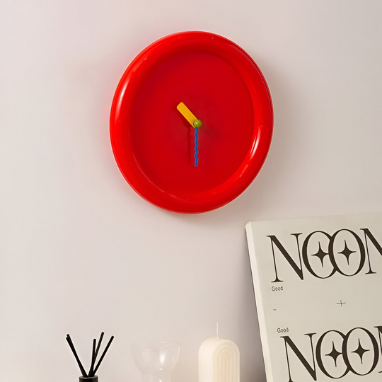 Moderne Wandklok 30 cm Kleurvol Design 7