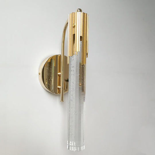 Moderne Wandlamp Gouden Kristallen Stijl 4