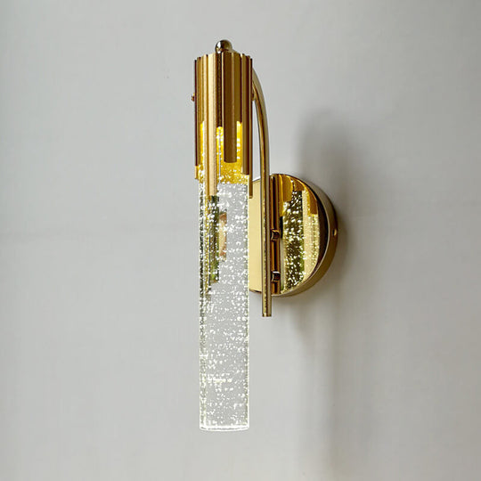 Moderne Wandlamp Gouden Kristallen Stijl 5