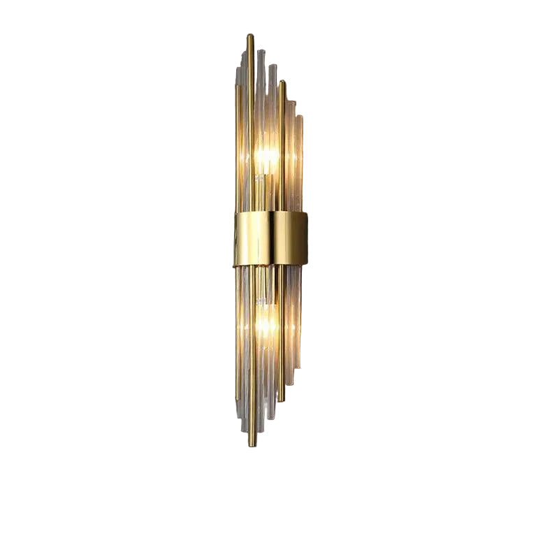 Moderne Wandlamp met Kristallen Accenten 0