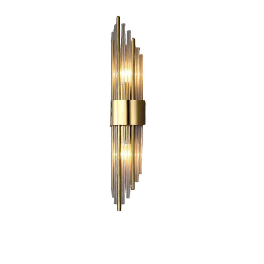 Moderne Wandlamp met Kristallen Accenten 0