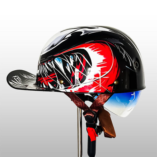 Motorhelm Baseballpet Look Stijlvol 16