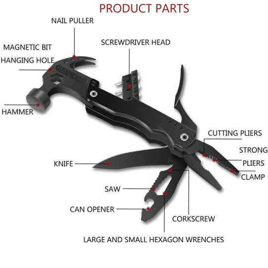 Multi-Tool 14-in-1 voor Outdoor Avonturen 4
