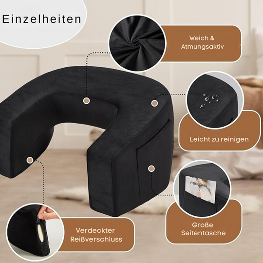 Multifunctioneel Lap Desk Armsteunkussen voor Comfortabel Werken 5