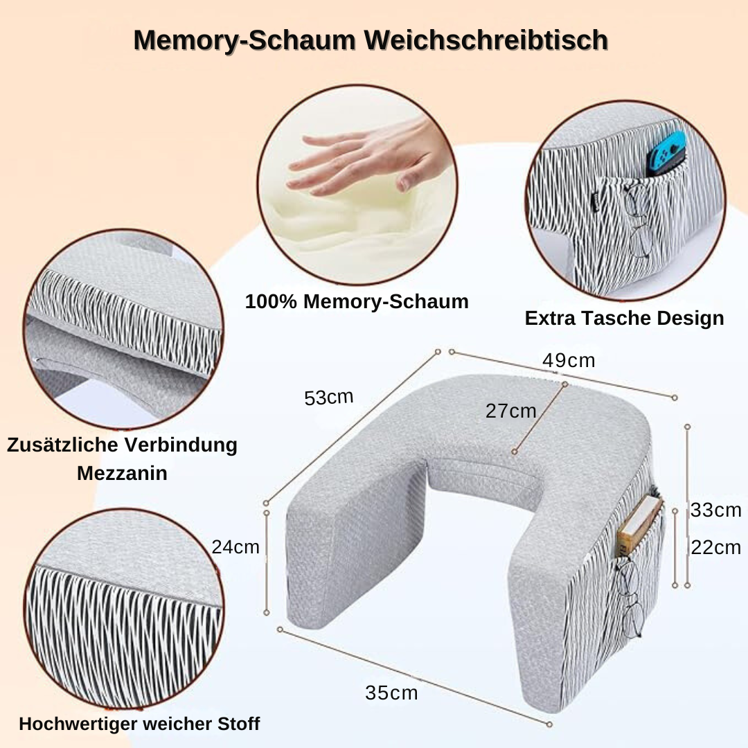 Multifunctioneel Lap Desk Armsteunkussen voor Comfortabel Werken 6