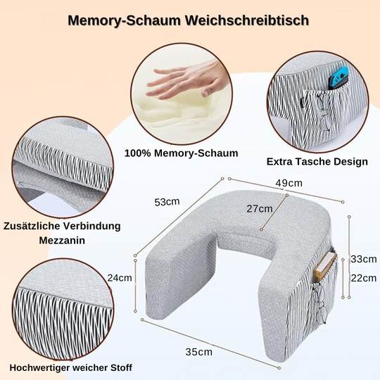 Multifunctioneel Lap Desk Armsteunkussen voor Comfortabel Werken 6