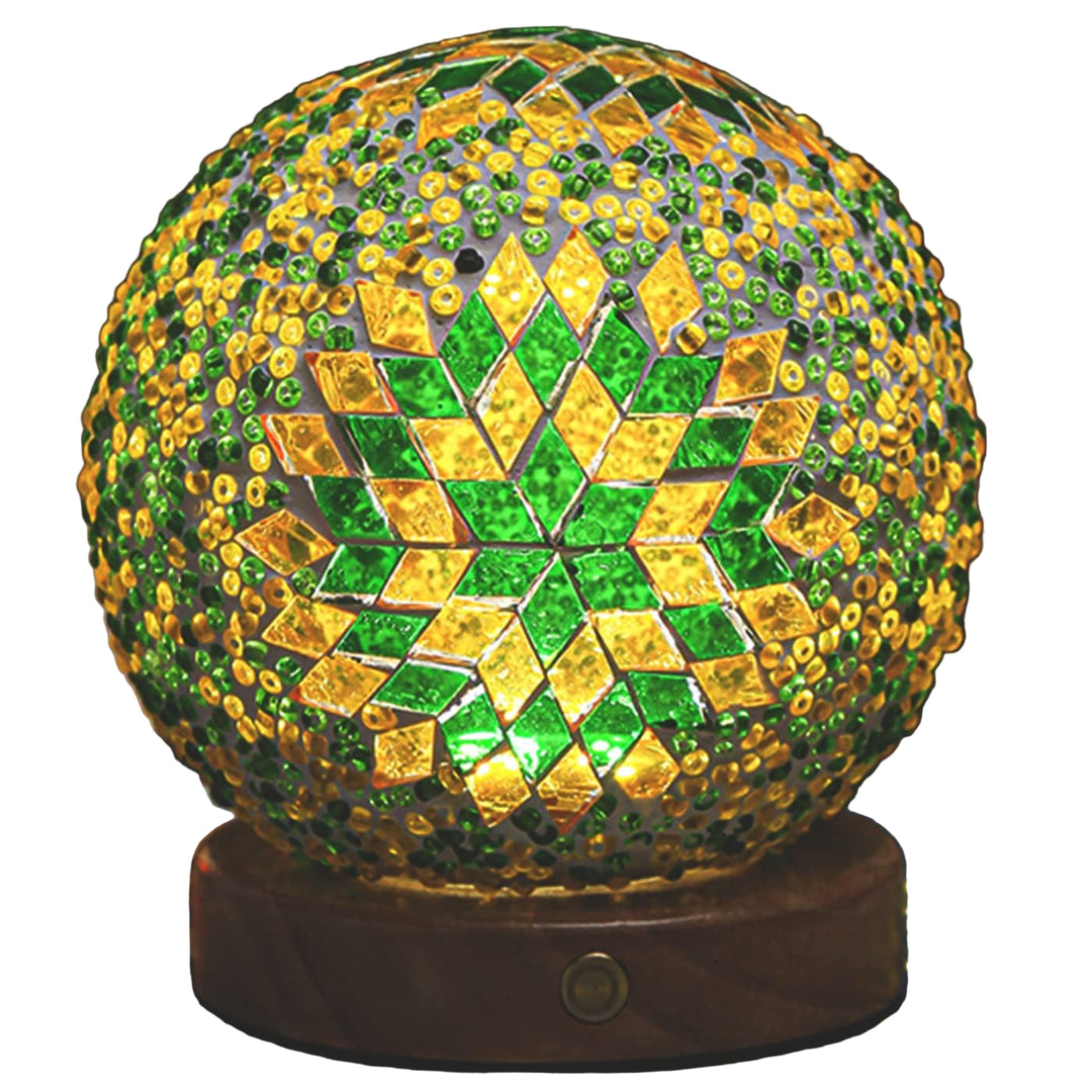 Nachtlampje Boho Mozaïek Glas 0