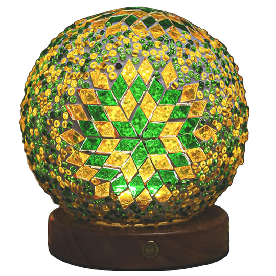 Nachtlampje Boho Mozaïek Glas 0