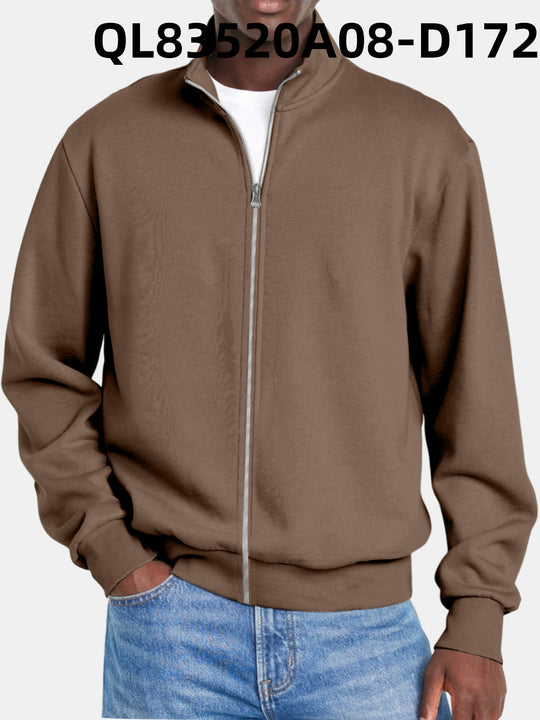 Heren Trui Met Volledige Rits Voor Alle Seizoenen