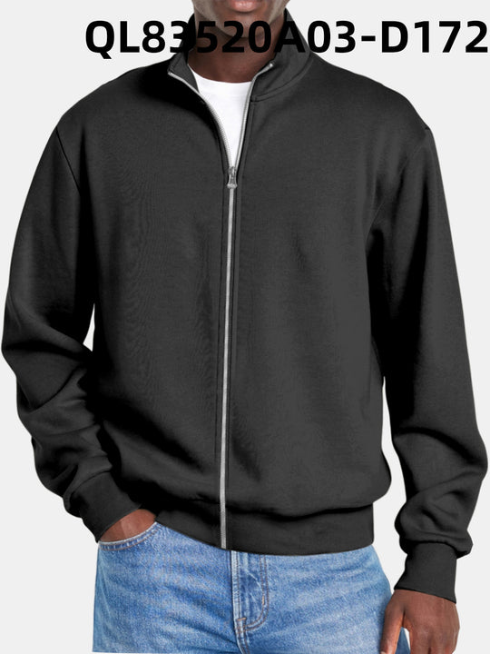 Heren Trui Met Volledige Rits Voor Alle Seizoenen