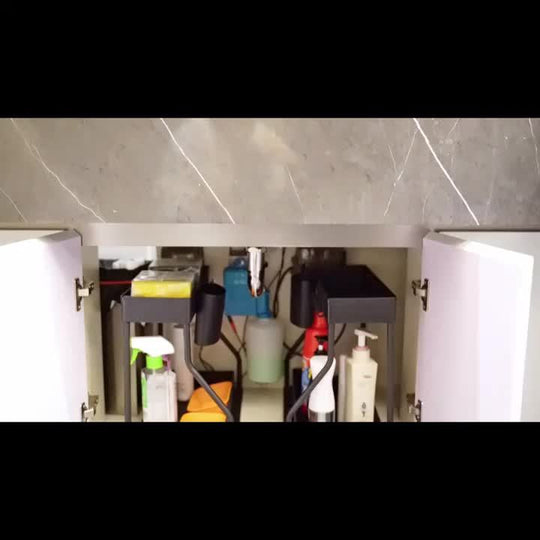 Onder Gootsteen Organizer met Schuiflade voor Keuken en Badkamer 8