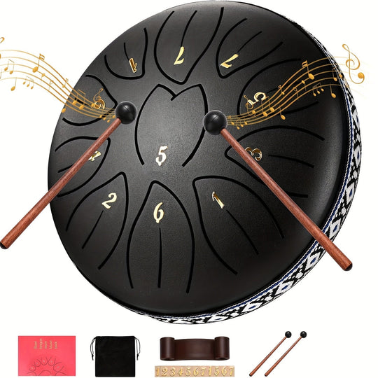 Outdoor Tuin Regentrommel 11-Toons Stalen Tongdrum 10