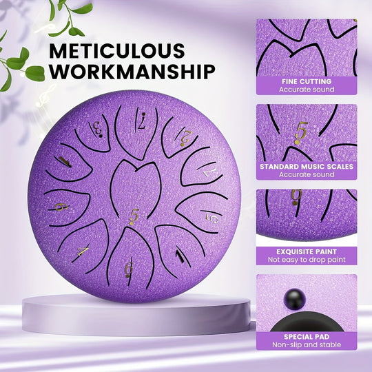 Outdoor Tuin Regentrommel 11-Toons Stalen Tongdrum 2