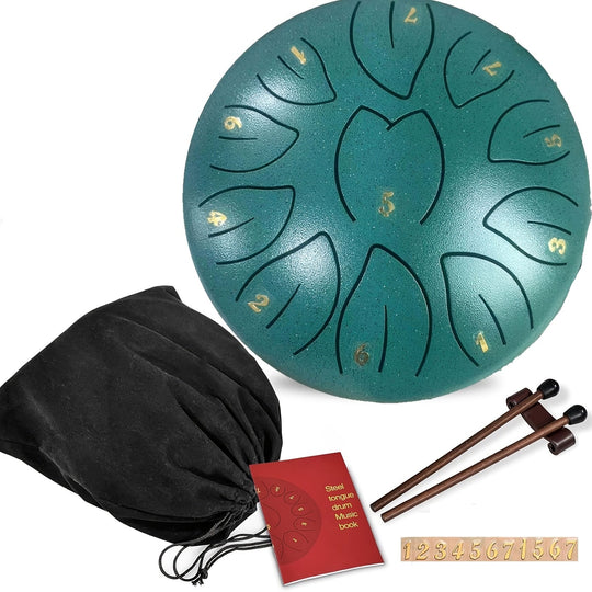 Outdoor Tuin Regentrommel 11-Toons Stalen Tongdrum 9