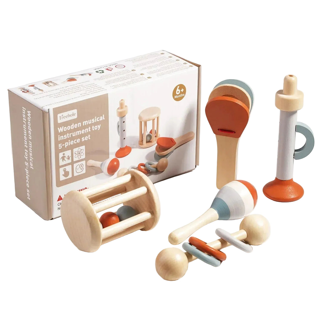 Peuter Muziekinstrumentenset Montessori Houten 0