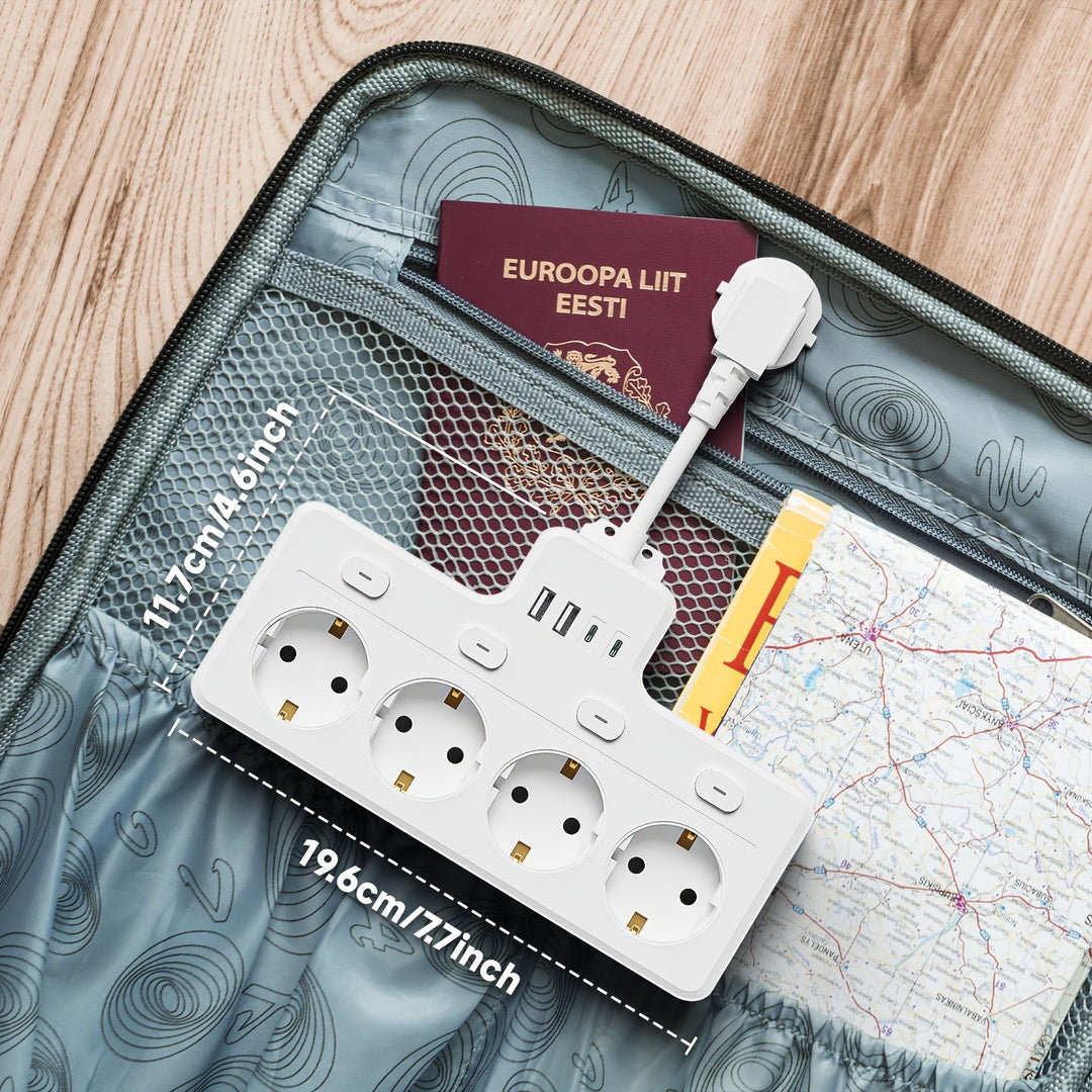 PowerHub 7-in-1 Stekkerdoos met USB en Type-C 2