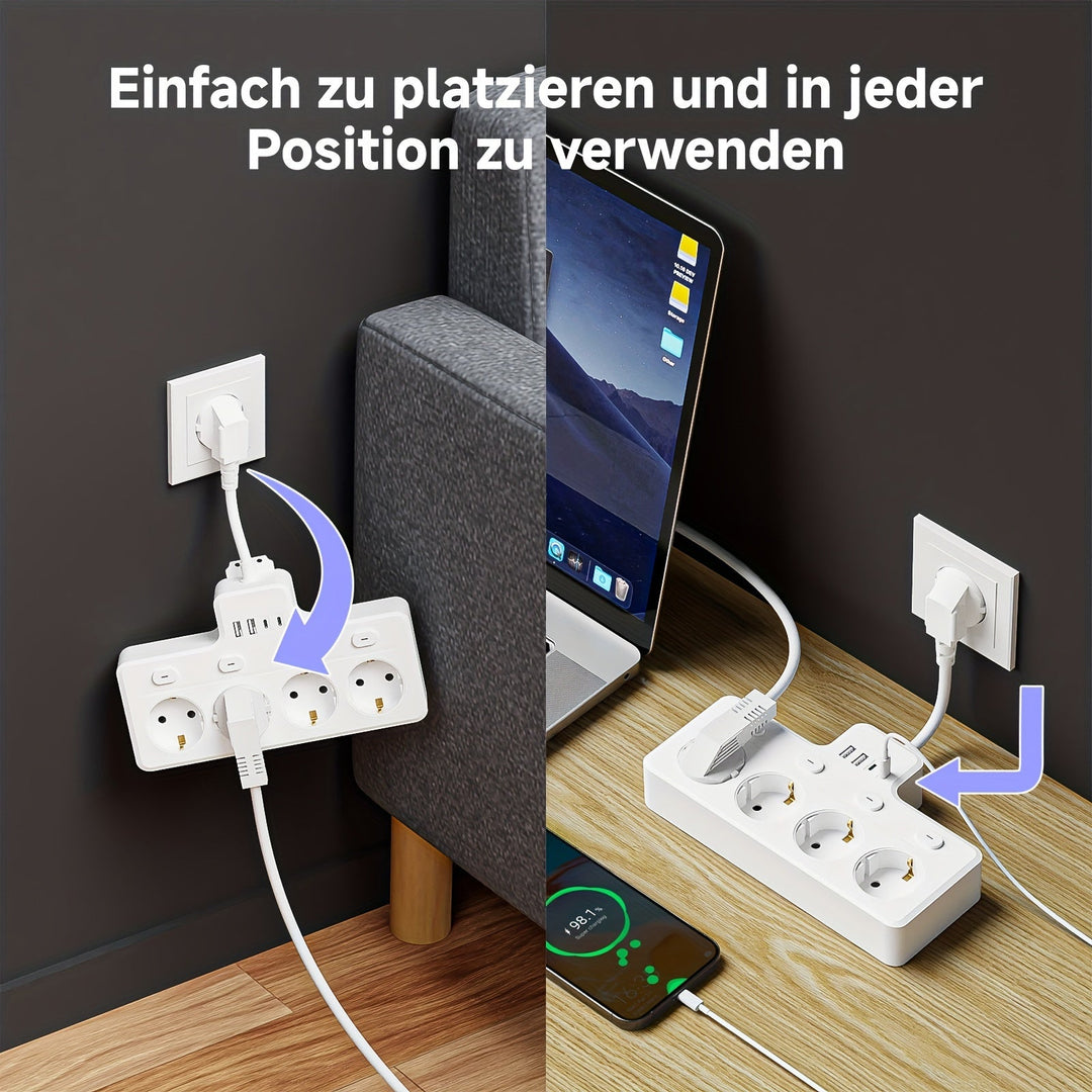 PowerHub 7-in-1 Stekkerdoos met USB en Type-C 3