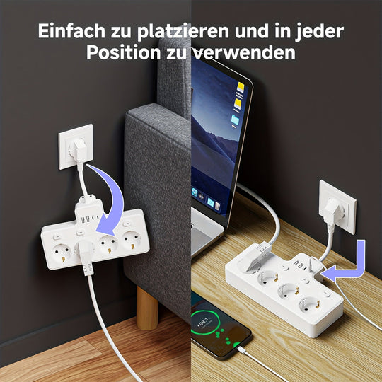 PowerHub 7-in-1 Stekkerdoos met USB en Type-C 3