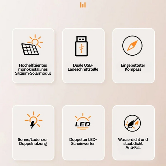 Powerbank met Zonne-energie en Zaklamp 8