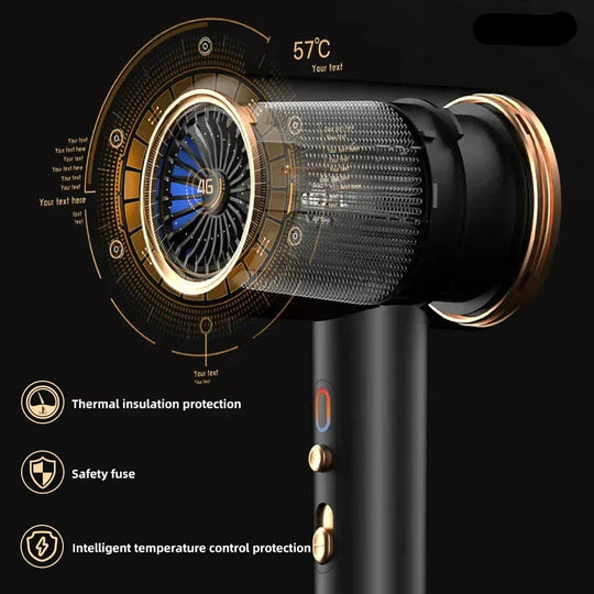 Professionele Föhn 2400W met Ionentechnologie 8