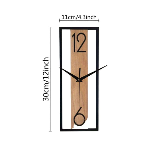 Rechthoekige Wandklok Modern voor Stijlvol Interieur 0