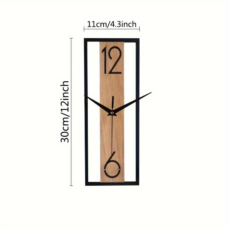 Rechthoekige Wandklok Modern voor Stijlvol Interieur 4