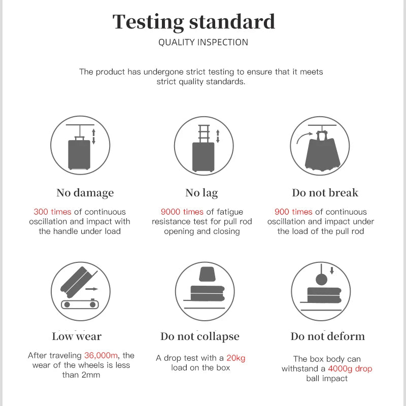 Reiskoffer met Brede Handgreep voor Comfortabel Reizen 4