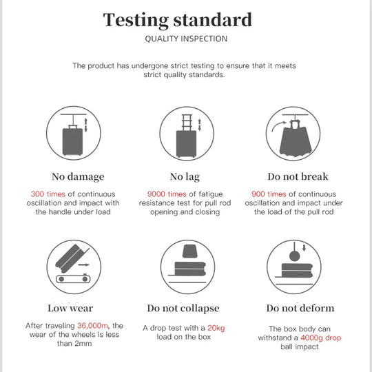 Reiskoffer met Brede Handgreep voor Comfortabel Reizen 4