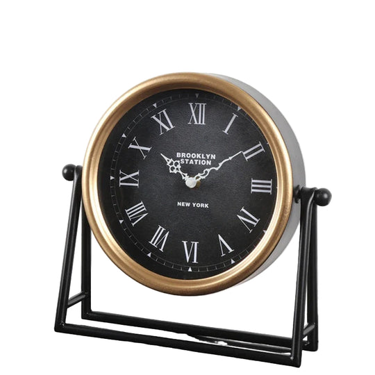 Retro Bureauklok Stille Tafelklok Vintage Stijl 4