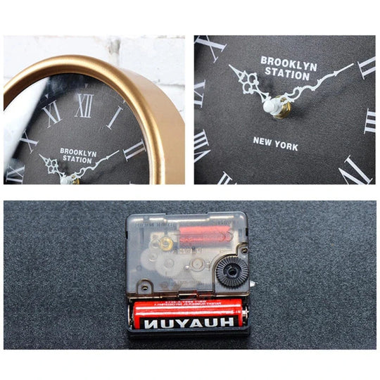 Retro Bureauklok Stille Tafelklok Vintage Stijl 5