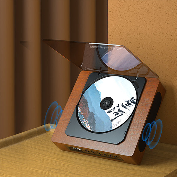 Retro CD-speler met Bluetooth en FM-radio 0