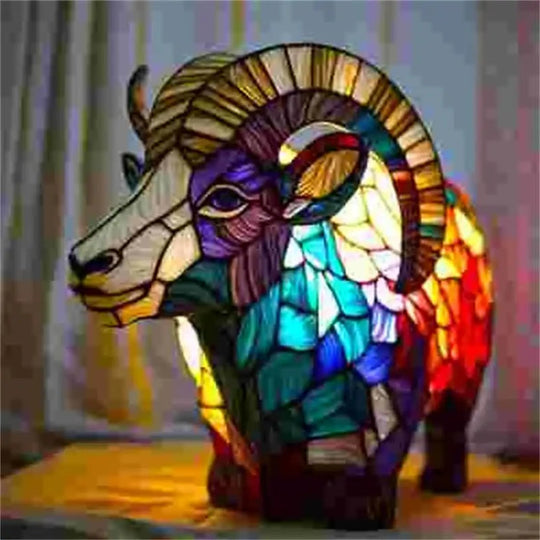Retro Dierenlamp 3D Veelkleurig Design 7