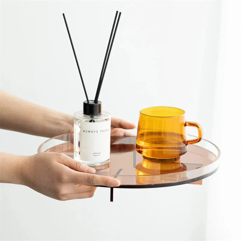 Rond Opbergbakje Voor Badkamer En Huisorganisatie Met Modern Ontwerp 3