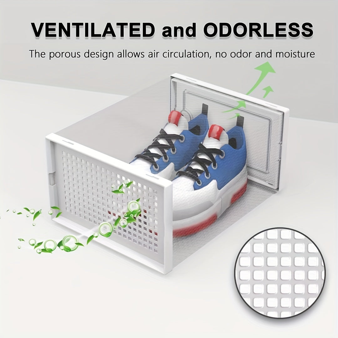 Schoenenopbergdozen Stapelbaar Transparant voor Organisatie 2