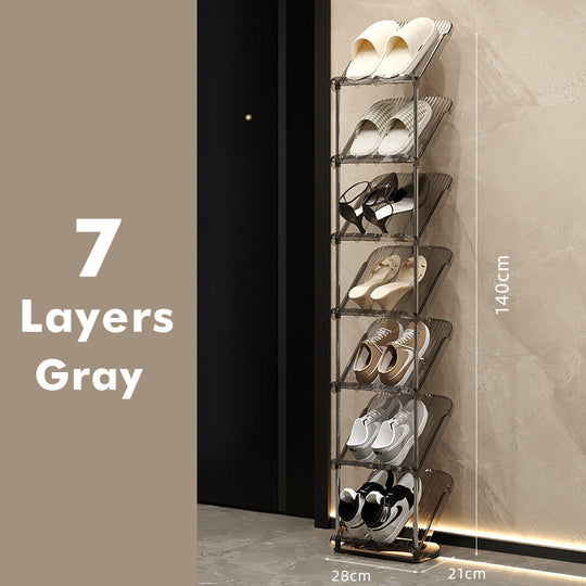 Schoenenrek Transparant Meerlaags Organizer 12
