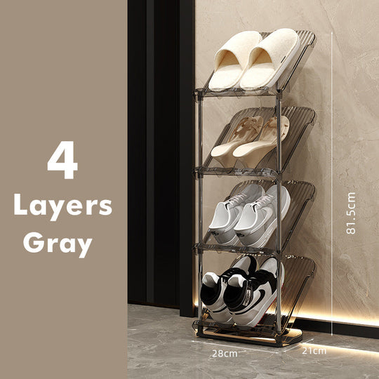 Schoenenrek Transparant Meerlaags Organizer 14