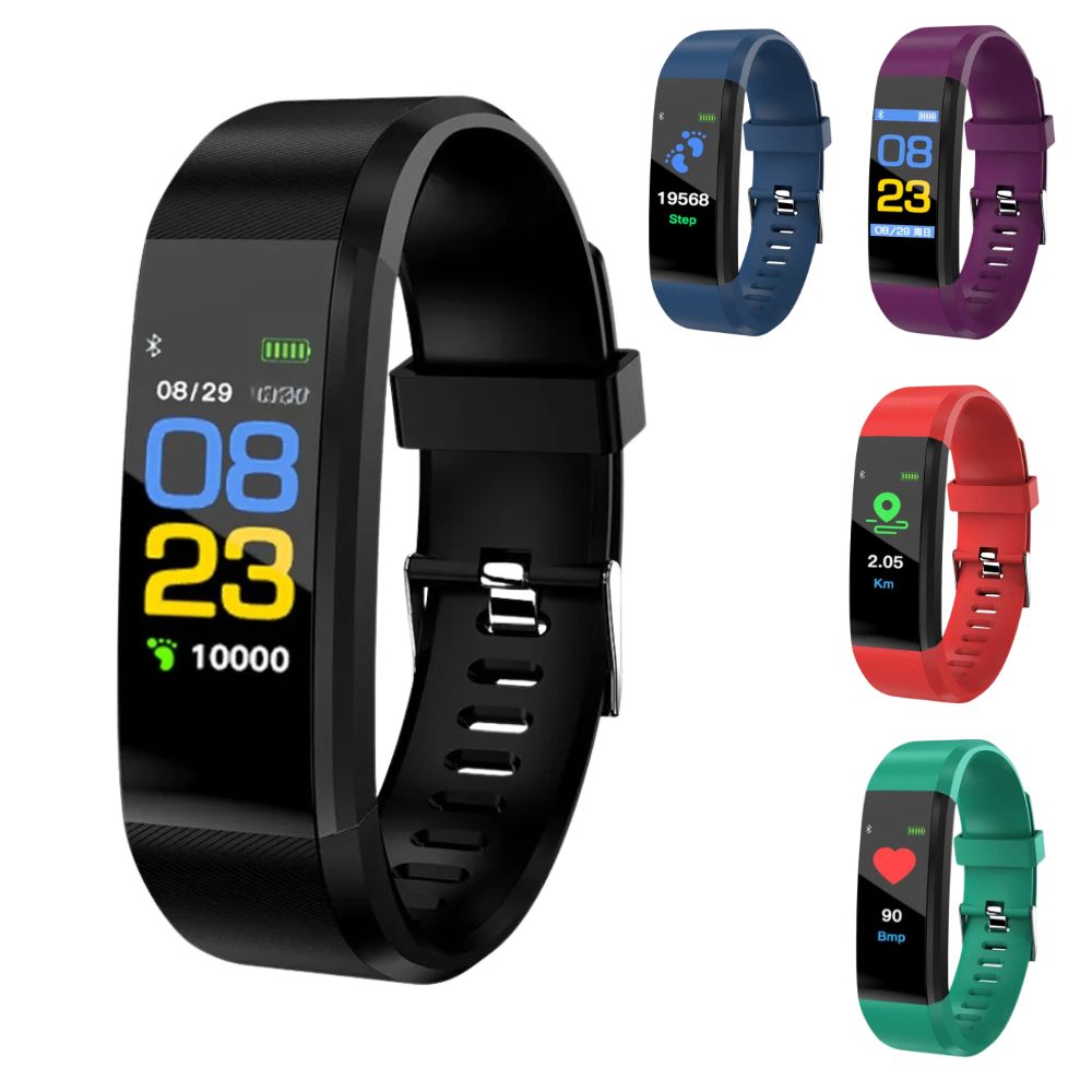 Senioren Smartwatch met Gezondheidsmonitor en Stappenteller 12