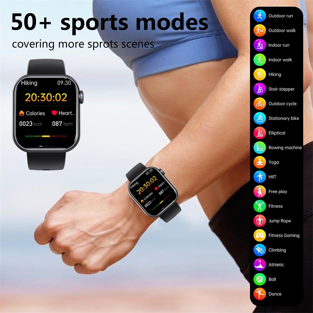 Smartwatch Met Fitnesstracker En Gezondheidsmonitor Modern Design 2