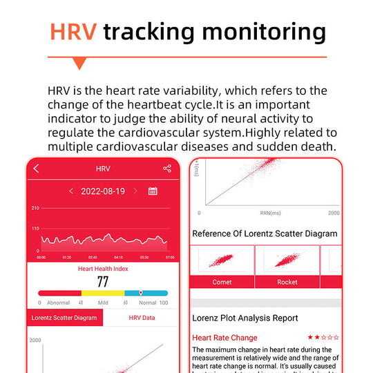Smartwatch voor Gezondheidsmonitoring met ECG en Hartslag 5