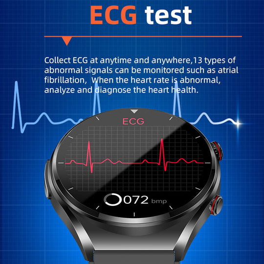 Smartwatch voor Gezondheidsmonitoring met ECG en Hartslag 7